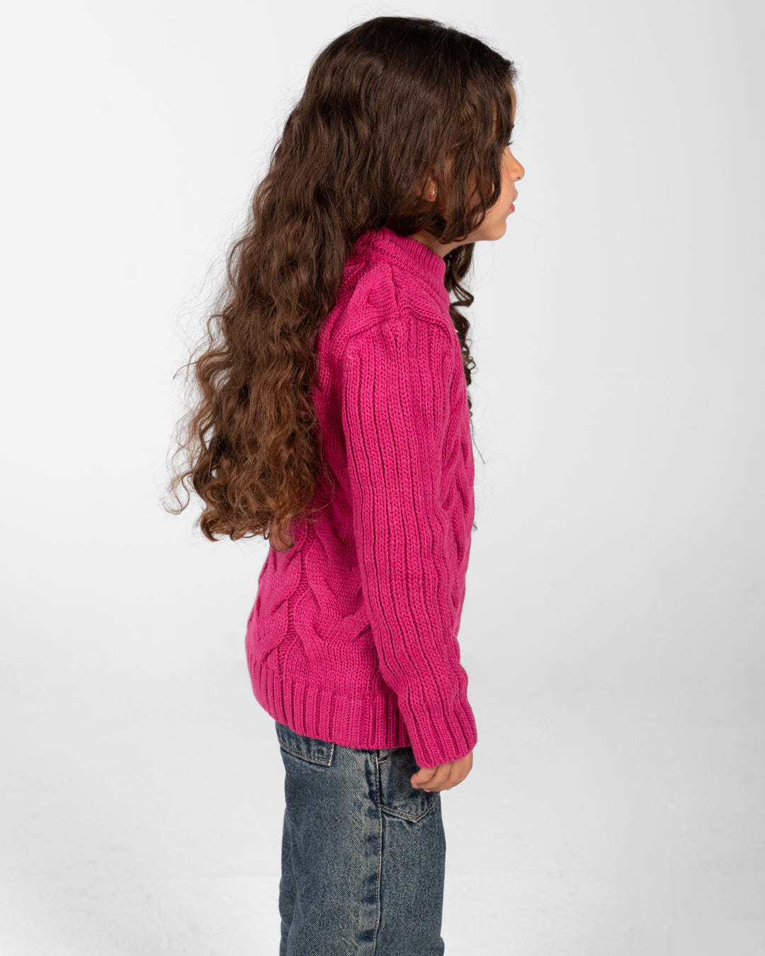Braided Girl Pullover
