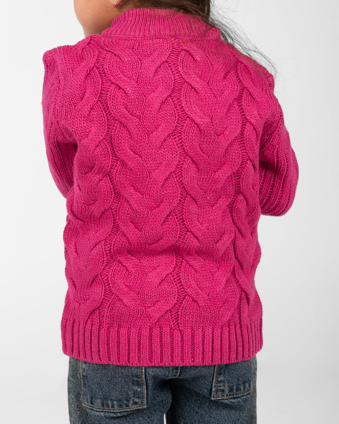 Braided Girl Pullover
