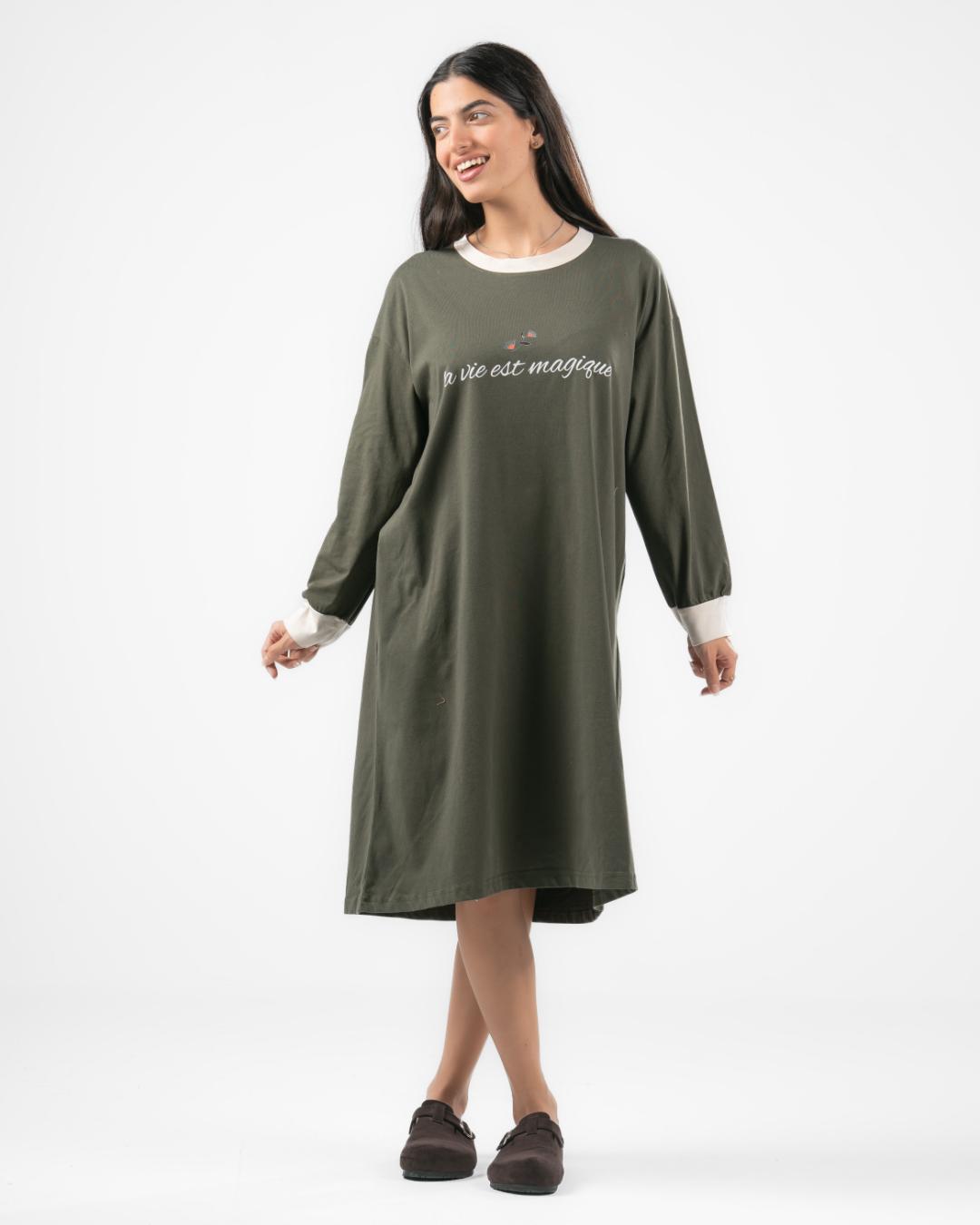 Printed Night Shirt for Women