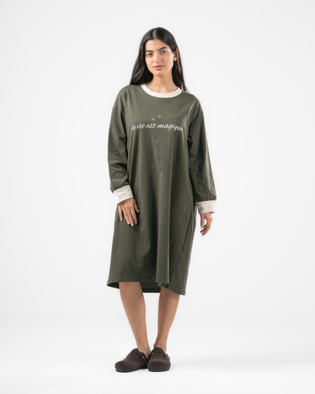 Printed Night Shirt for Women