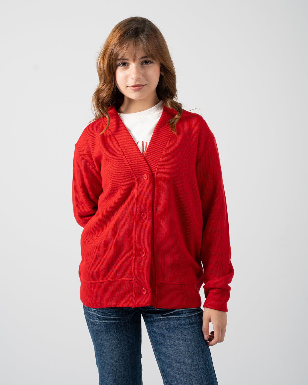 Girl Jacquard Cardigan