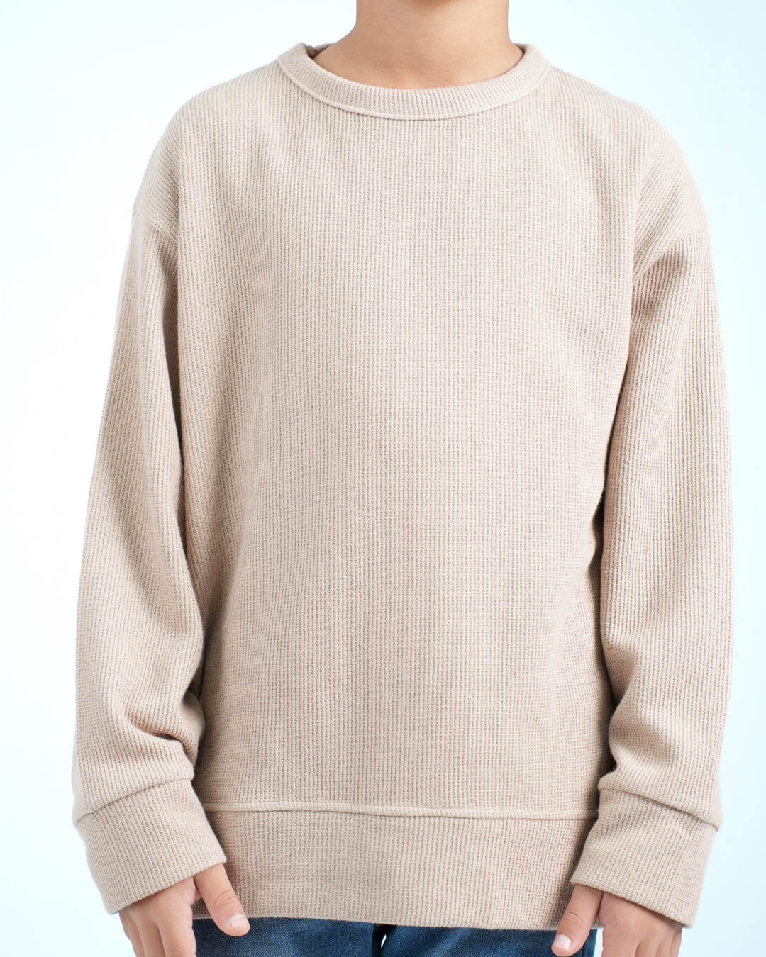 Boys Jacquard Sweat Shirt