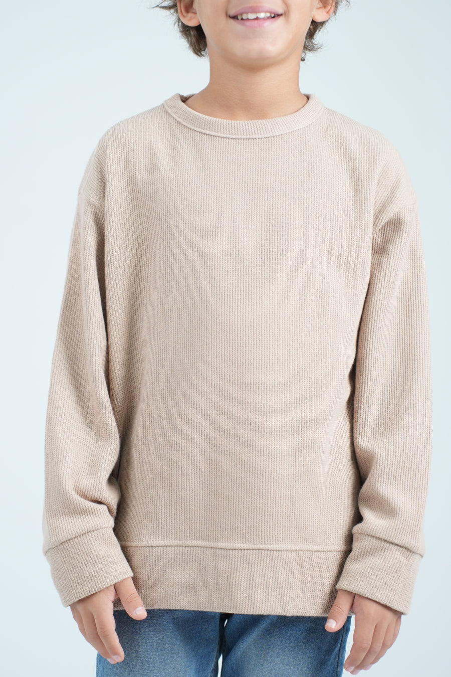 Boys Jacquard Sweat Shirt