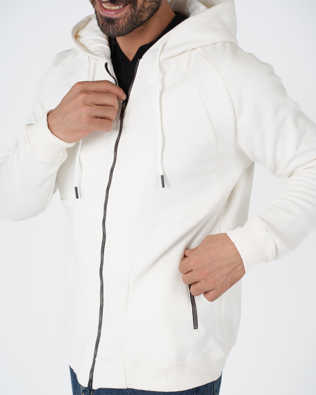 Hooded Plain Sweat Shirt