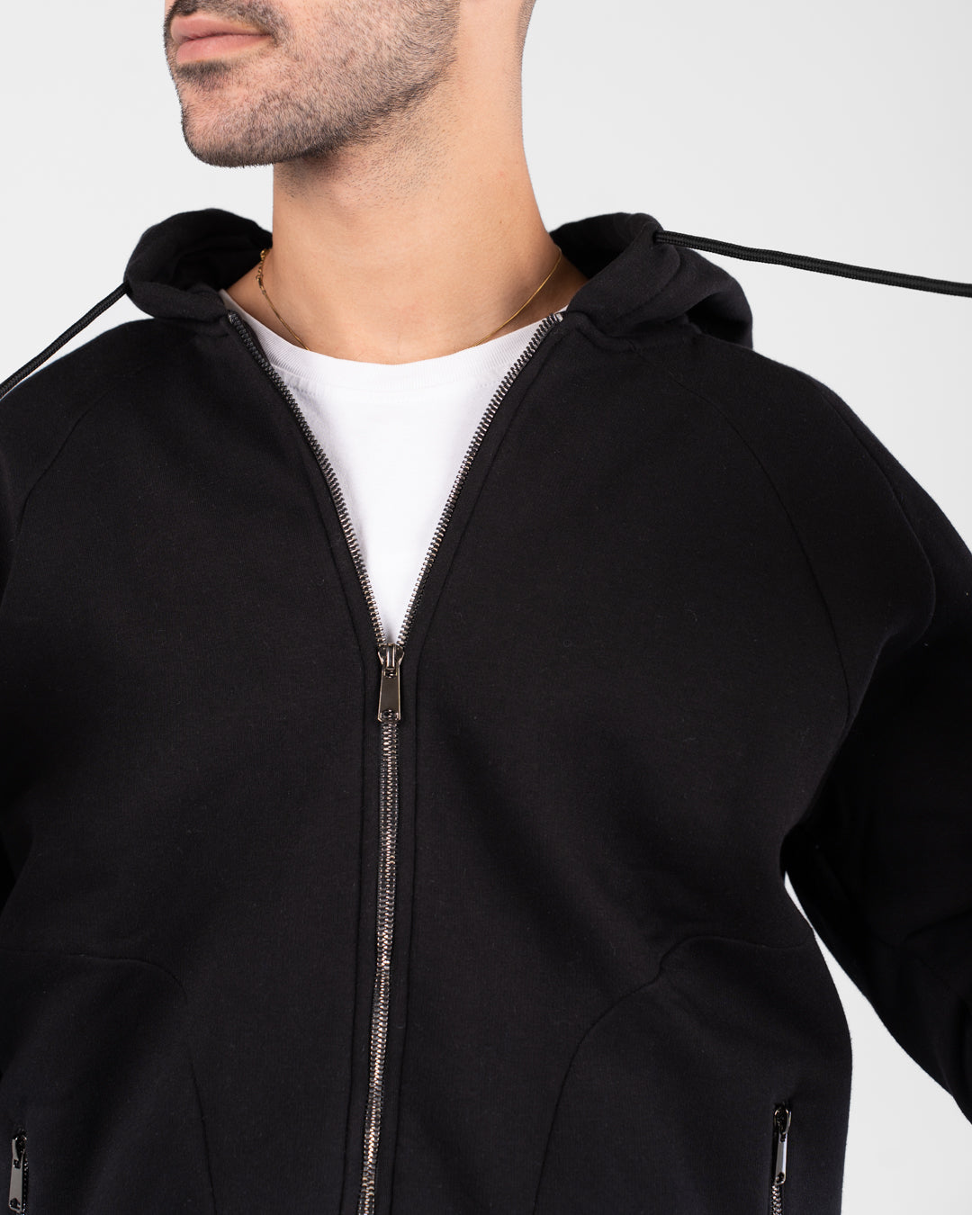 Hooded Plain Sweat Shirt