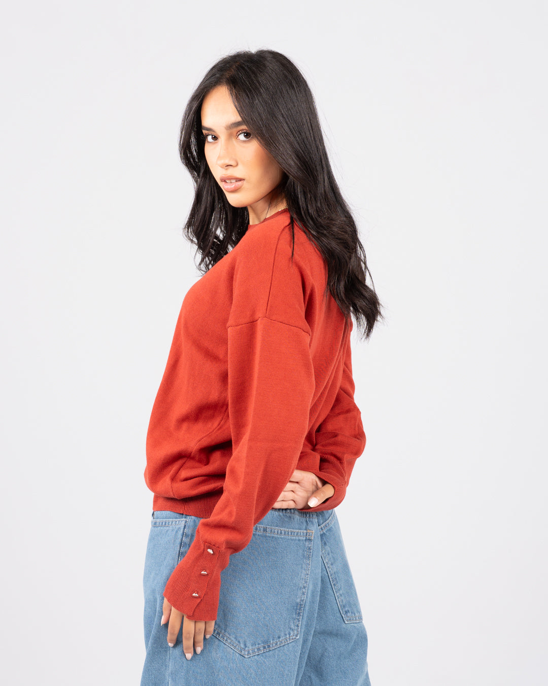 بلوفر بناتي رقبة راوند