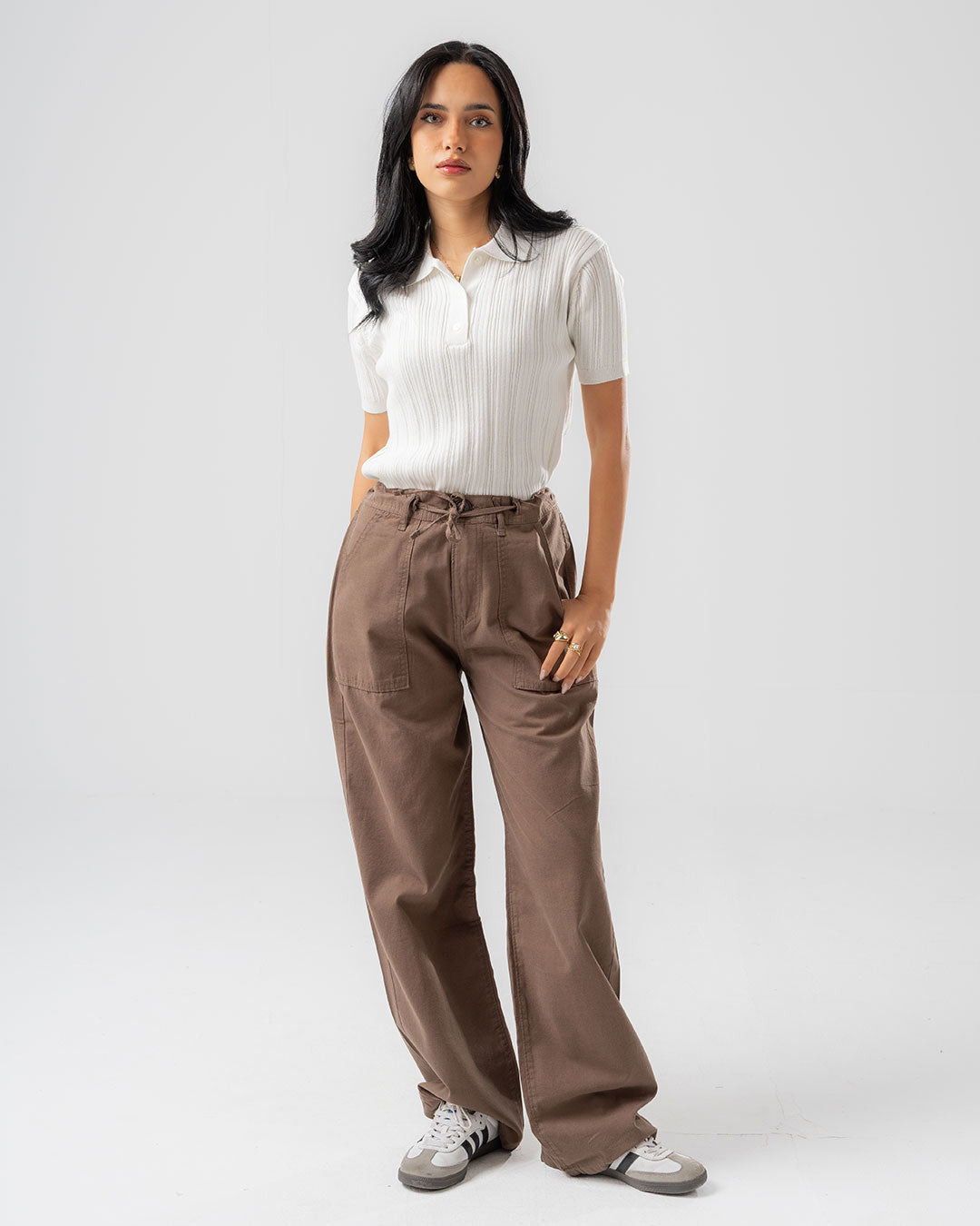 بنطلون جابردين نسائي