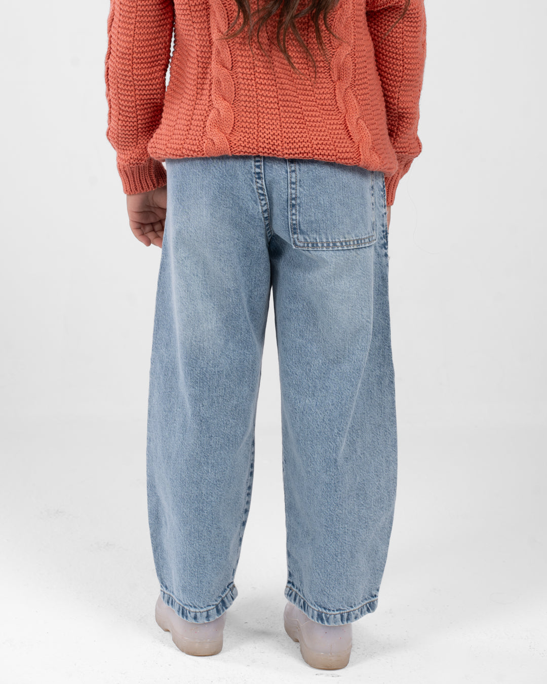 بنطلون جينز بقصة عادية للبنات