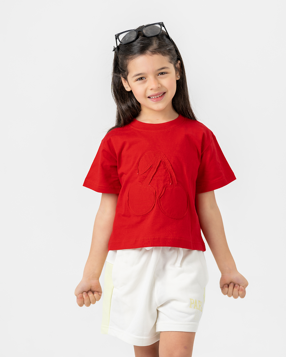 Cherry Embroidered T-shirt