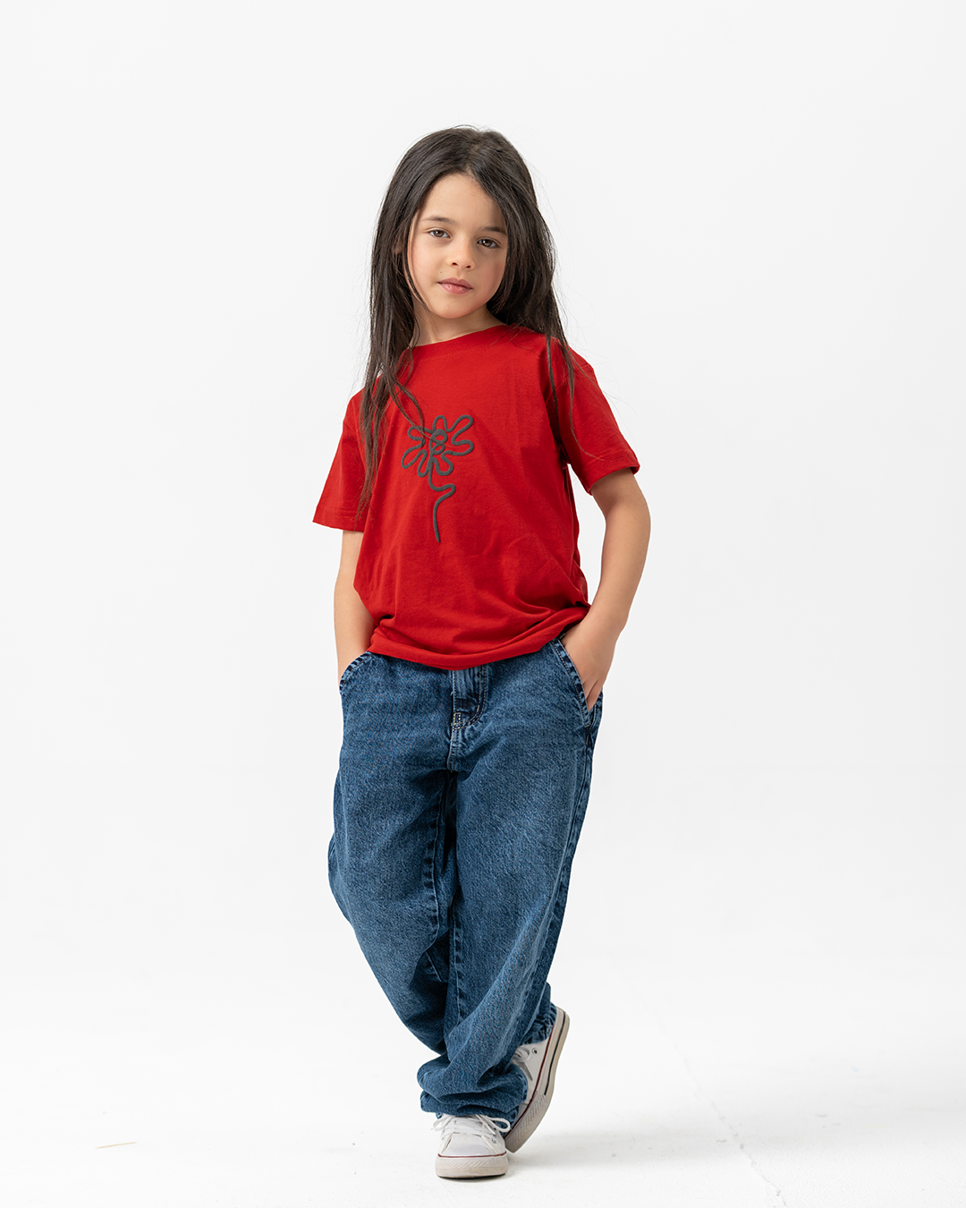 تي شيرت بناتي مطبوع