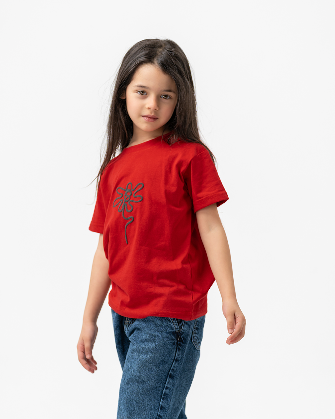 تي شيرت بناتي مطبوع