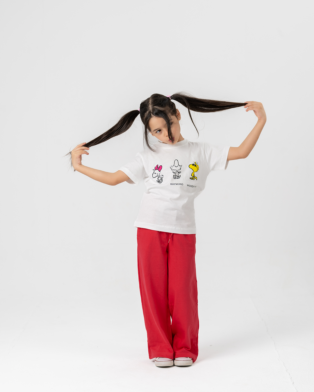 تي شيرت بناتي مطبوع