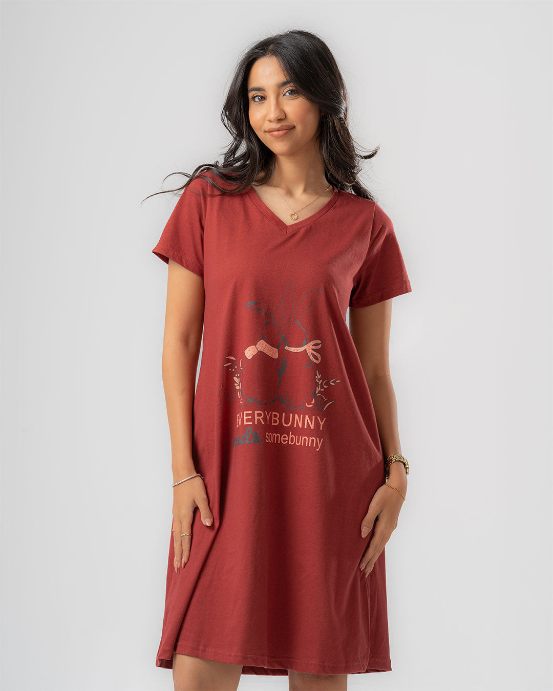 فستان منزلي مطبوع