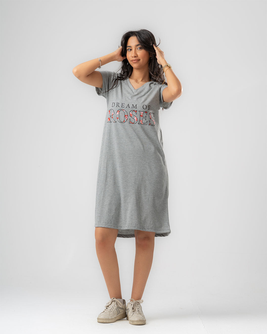 فستان منزلي نسائي مطبوع