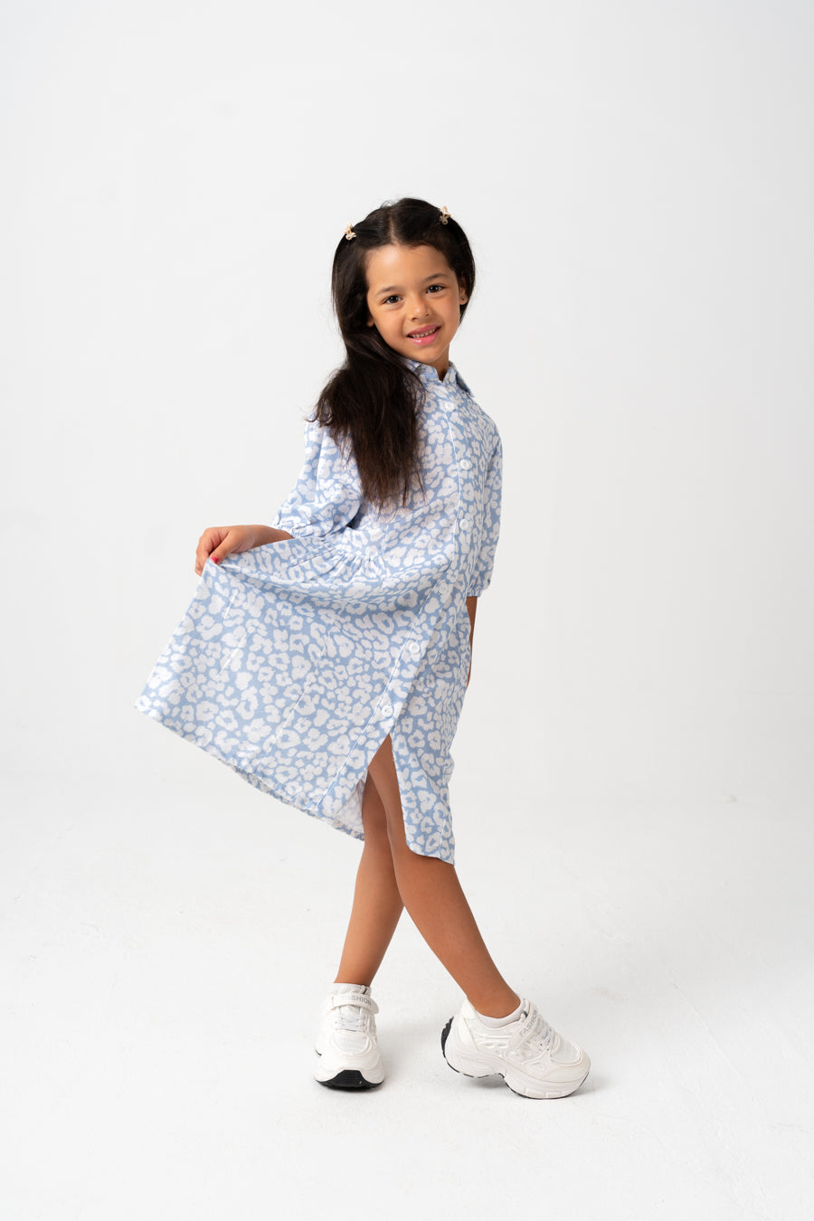 Girls Dress With Buttons