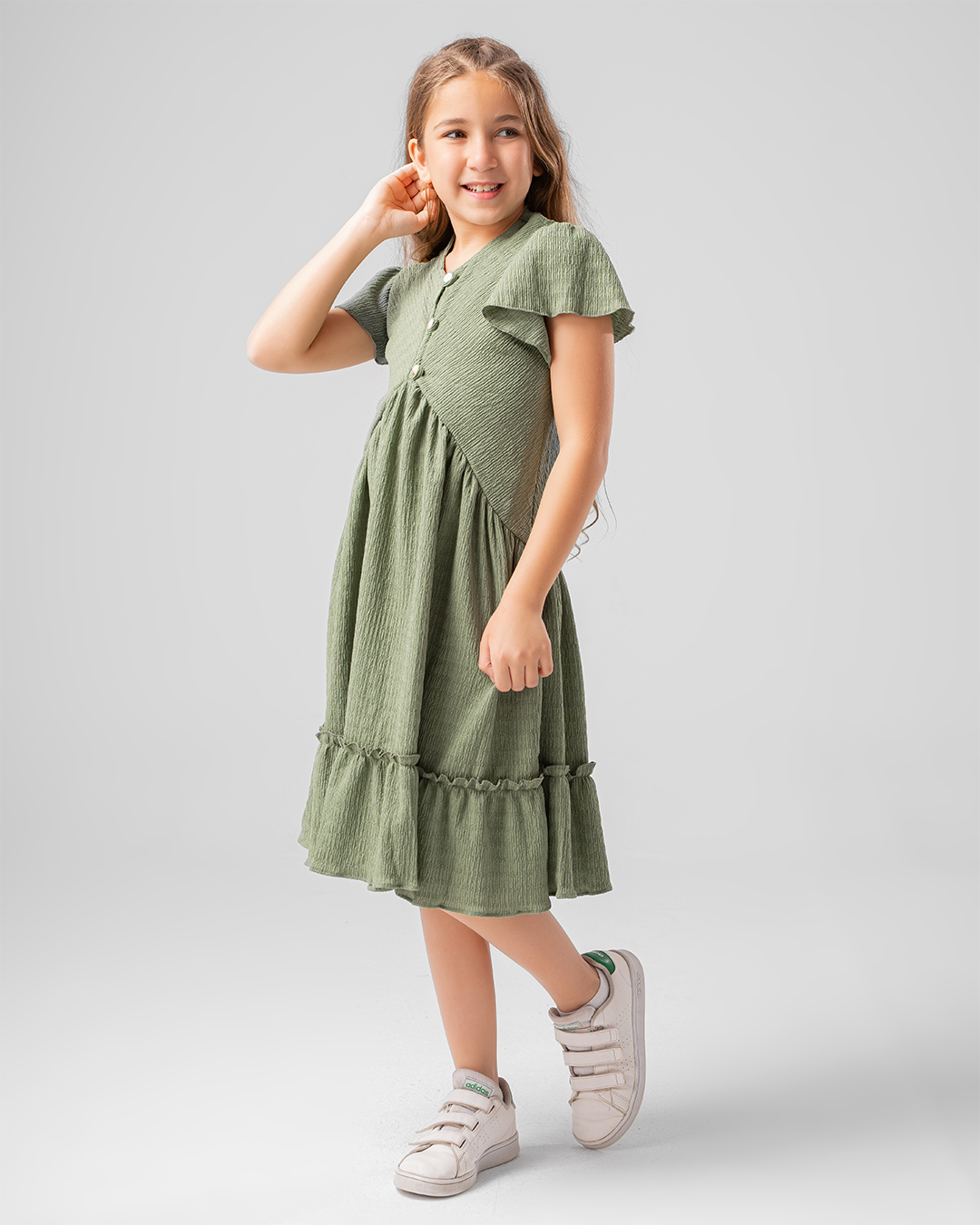 Buttoned Dress