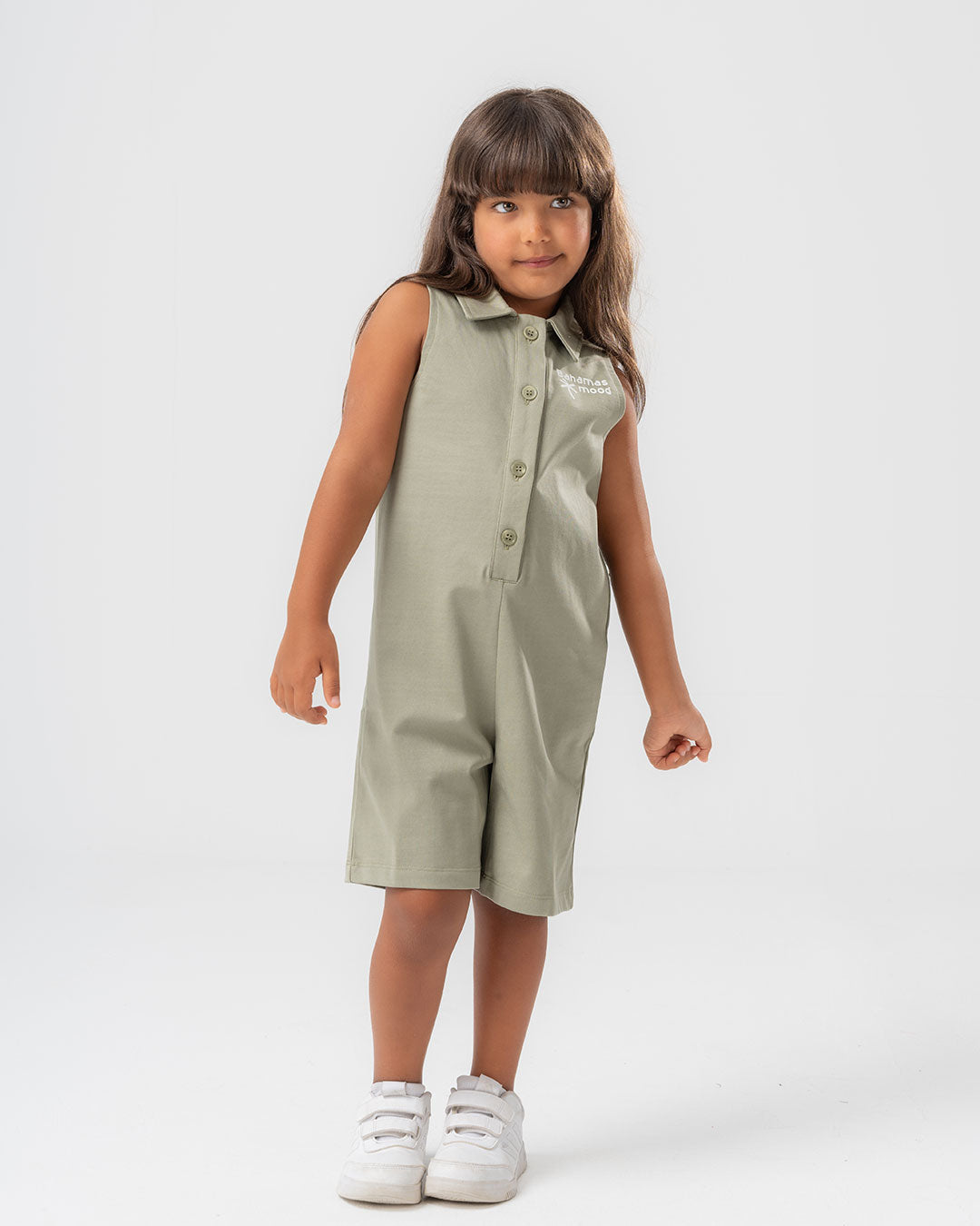 Girls Printed Jumpsuit