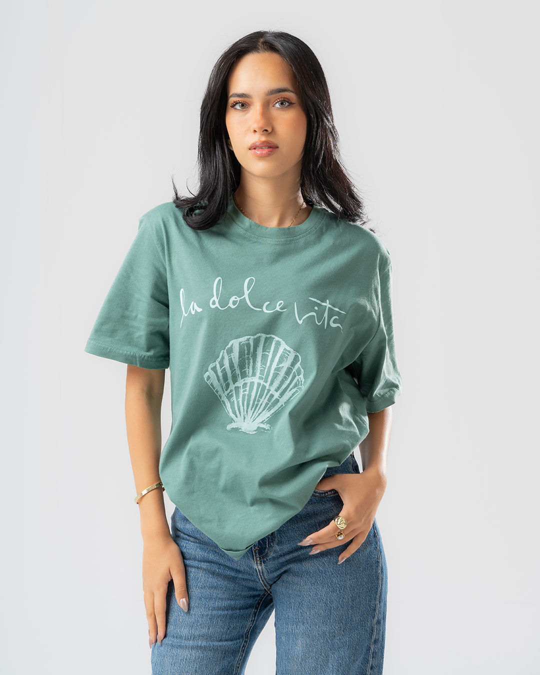 Printed Short Sleeve Womens T-shirt