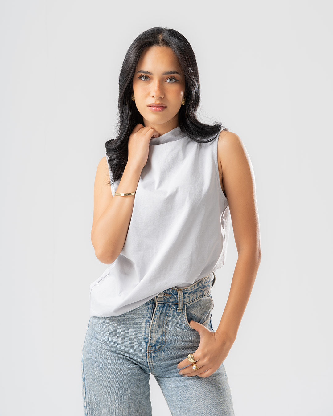 Women's Sleeveless T-shirt Plain