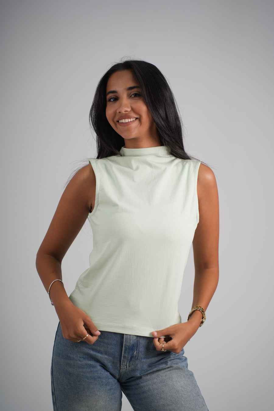 Women's Sleeveless T-shirt Plain