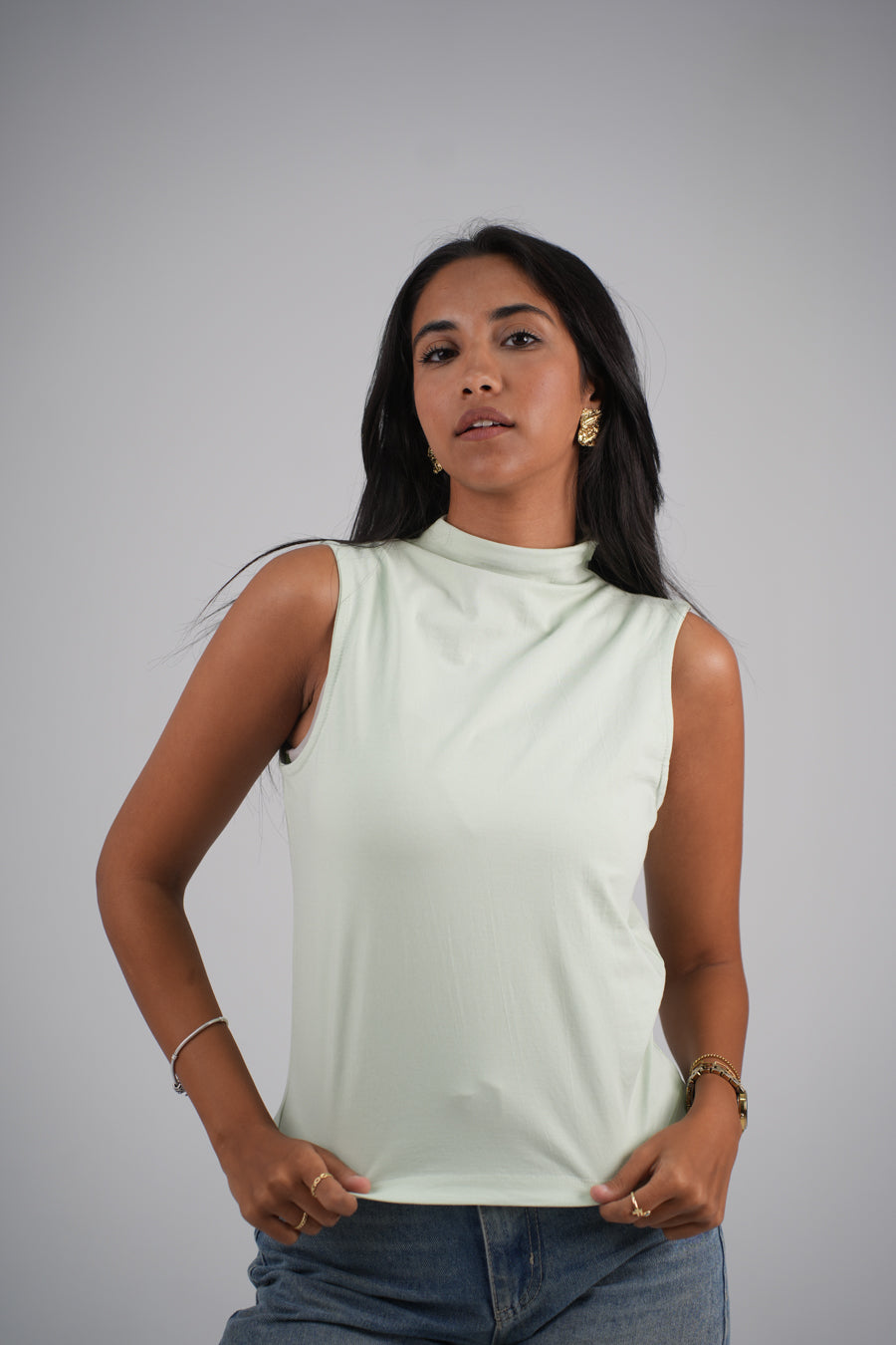 Women's Sleeveless T-shirt Plain