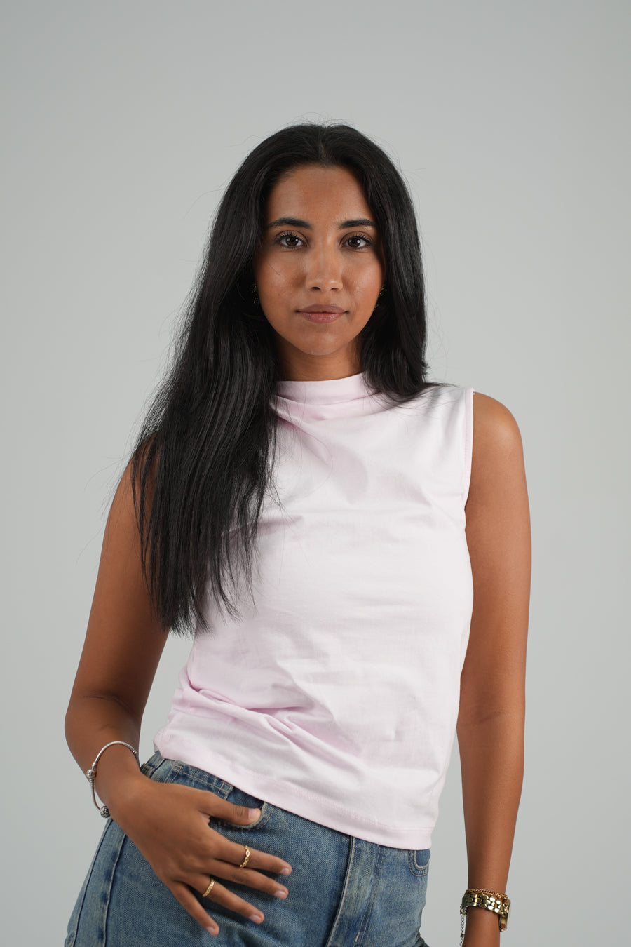 Women's Sleeveless T-shirt Plain