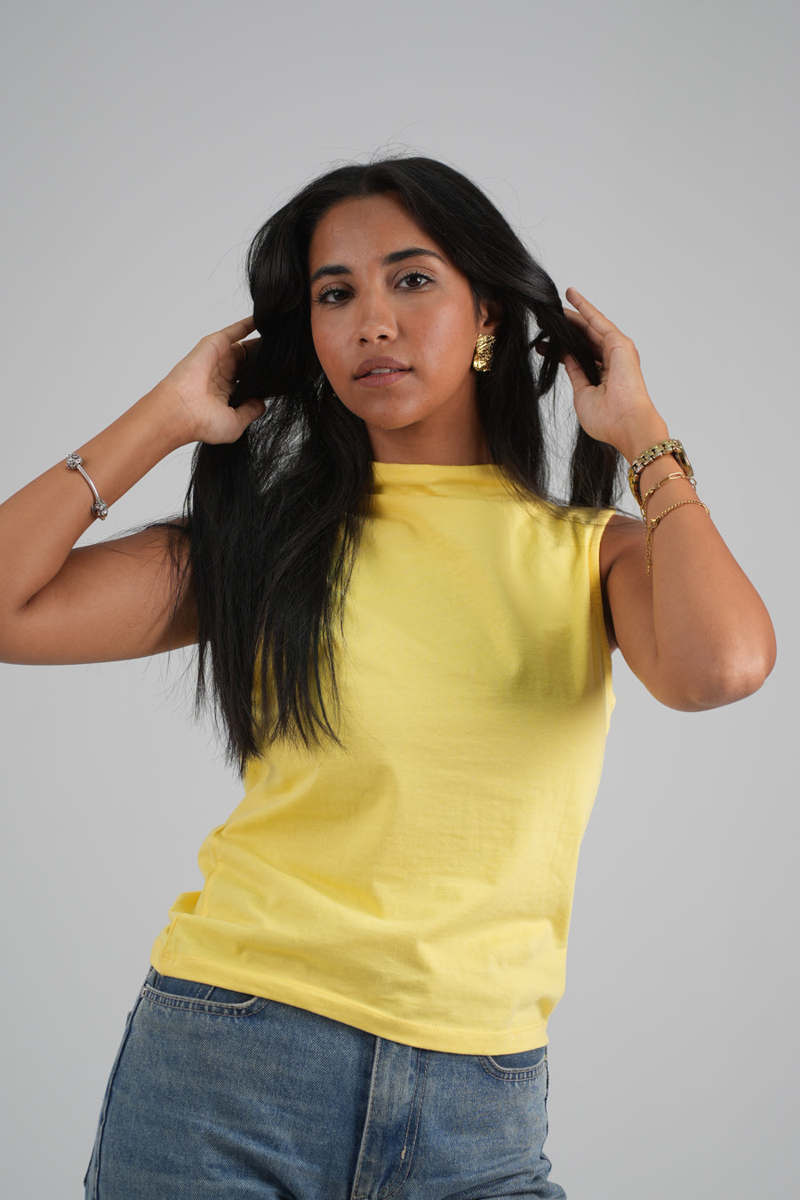 Women's Sleeveless T-shirt Plain