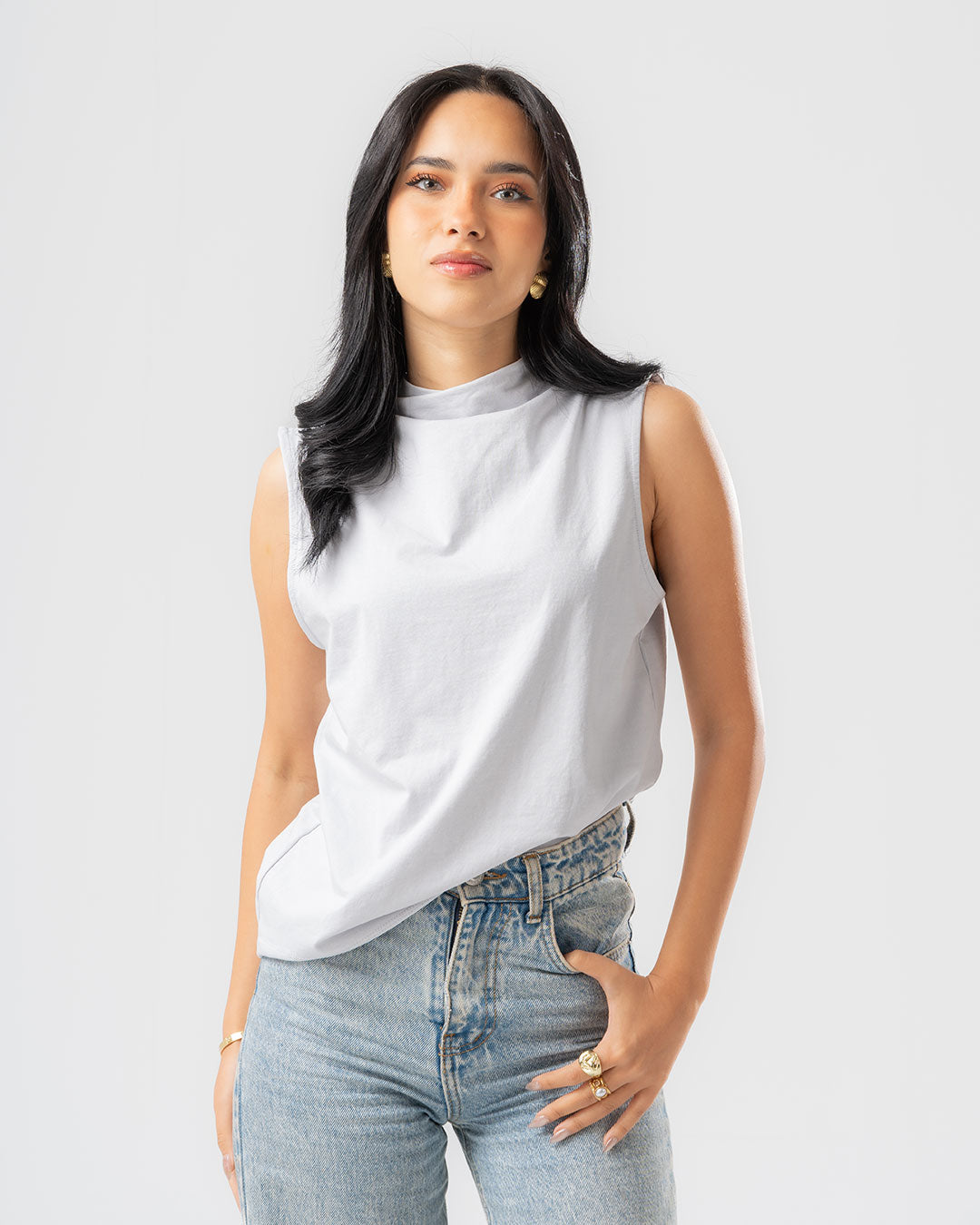 Women's Sleeveless T-shirt Plain