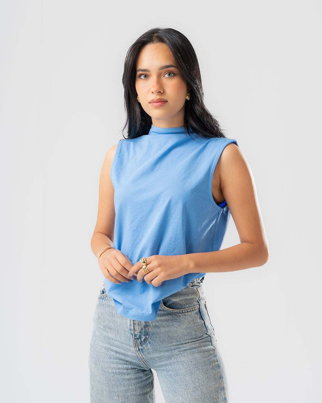 Women's Sleeveless T-shirt Plain
