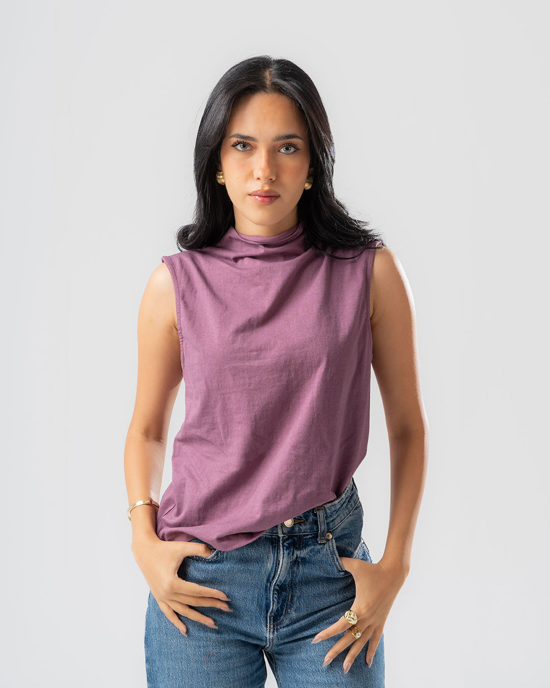 Women's Sleeveless T-shirt Plain