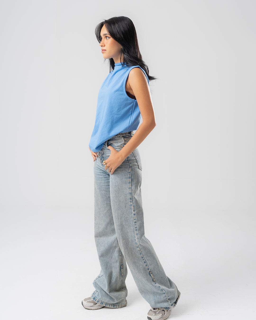 Women's Sleeveless T-shirt Plain