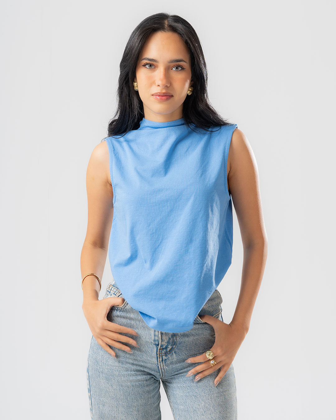 Women's Sleeveless T-shirt Plain