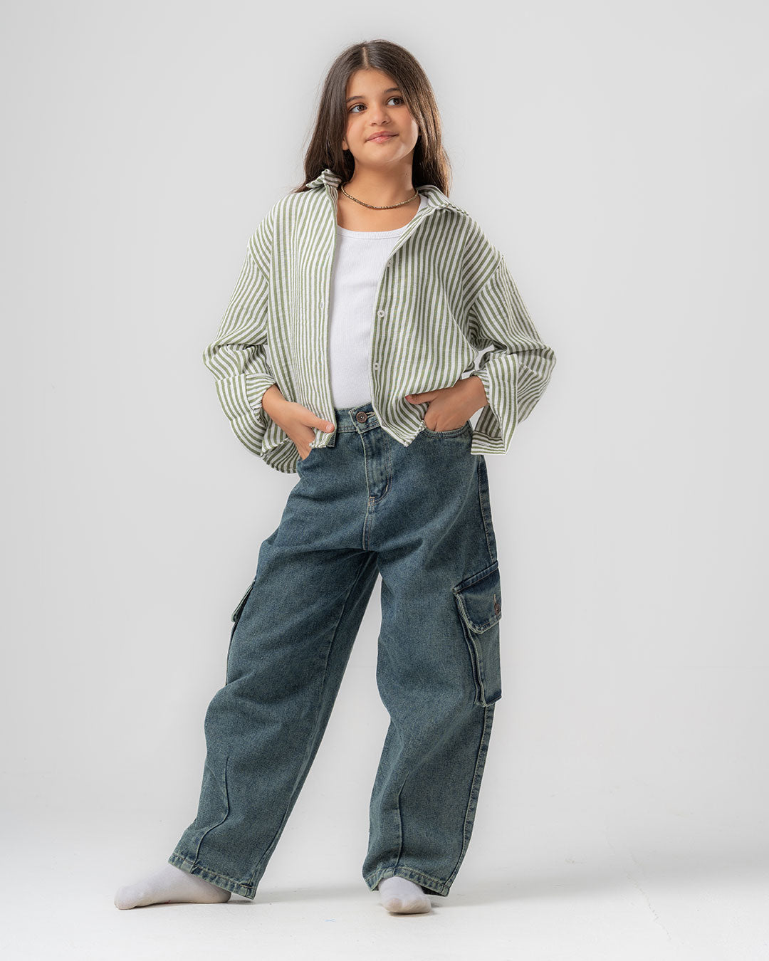 Striped Girls Blouse