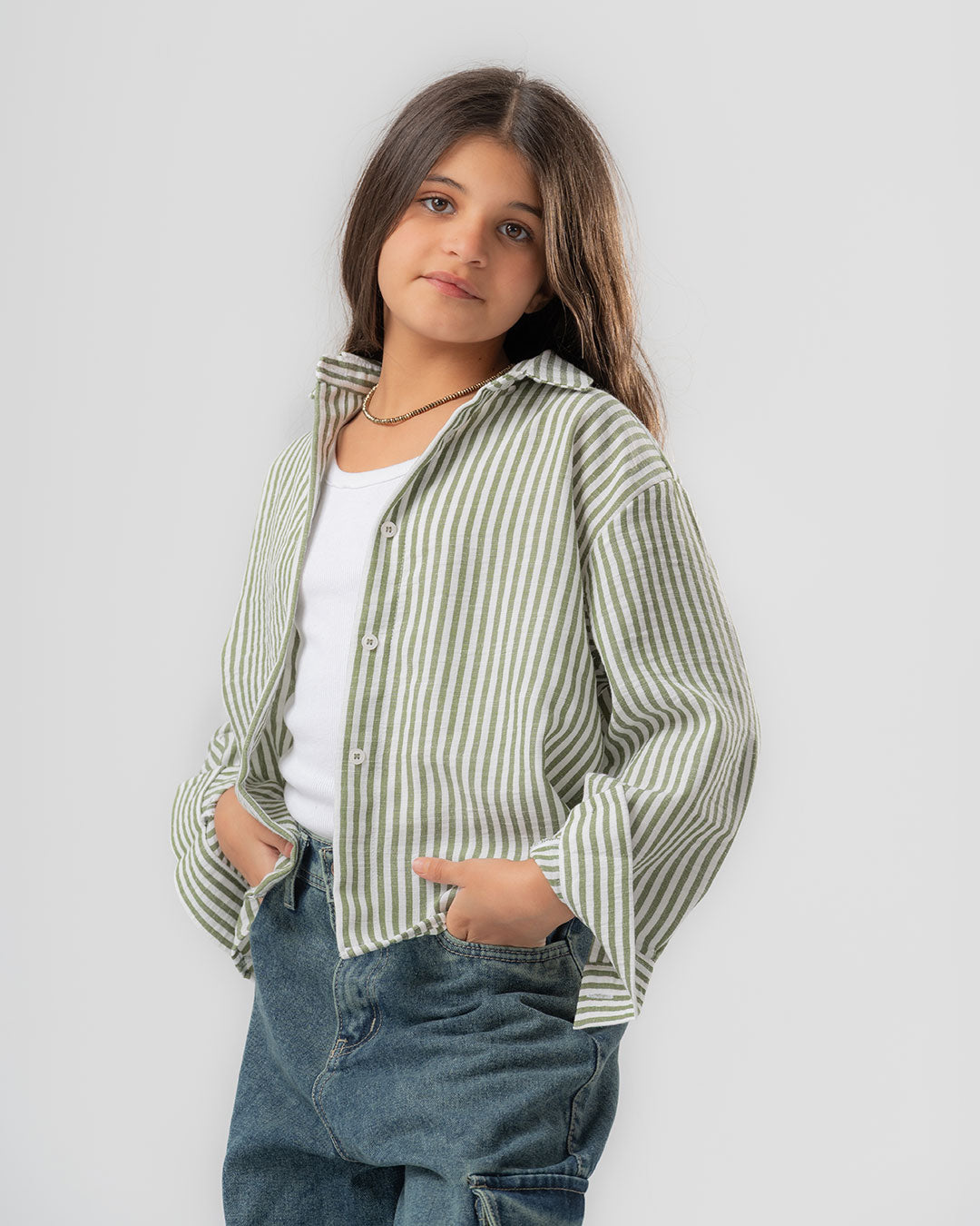 Striped Girls Blouse