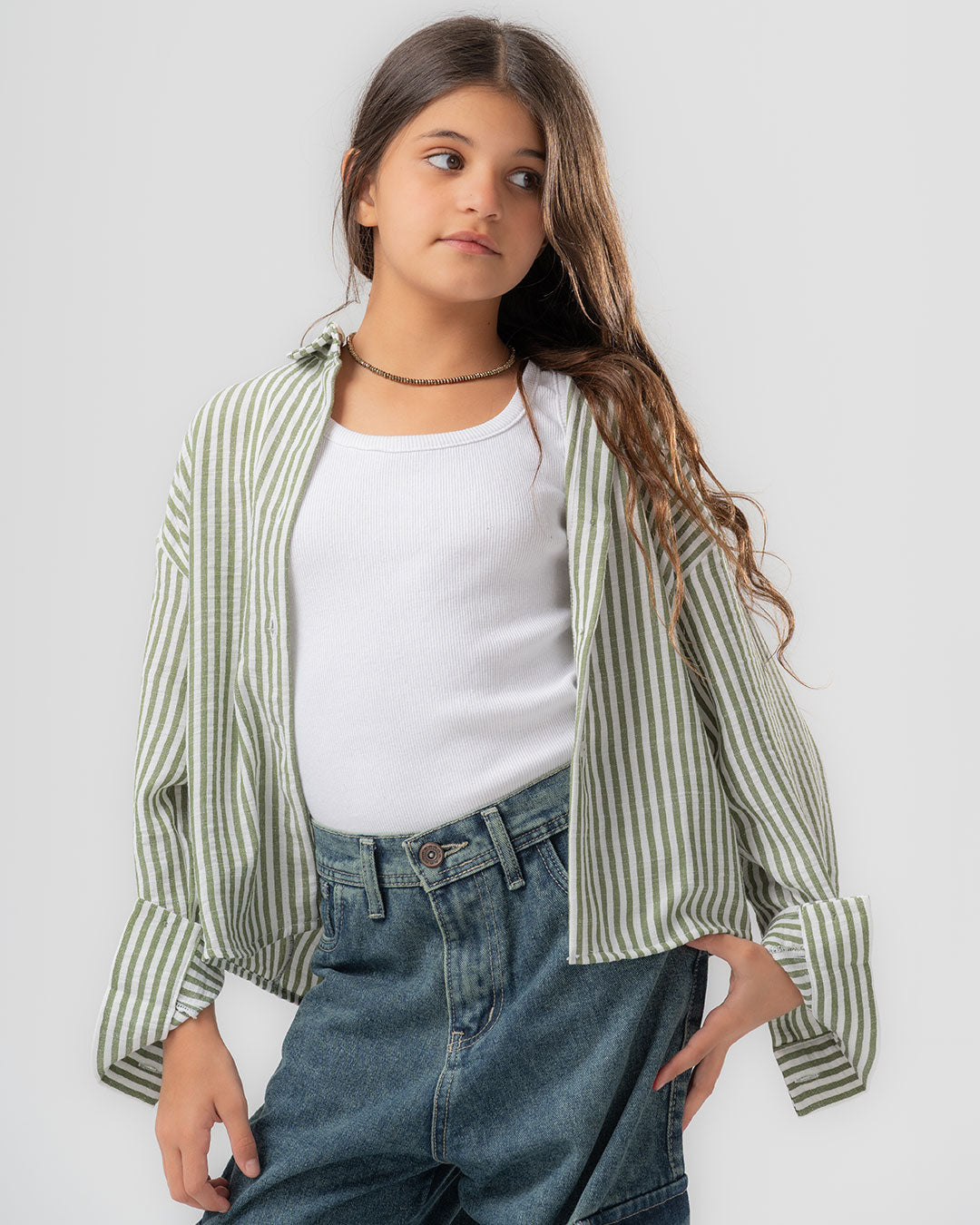 Striped Girls Blouse
