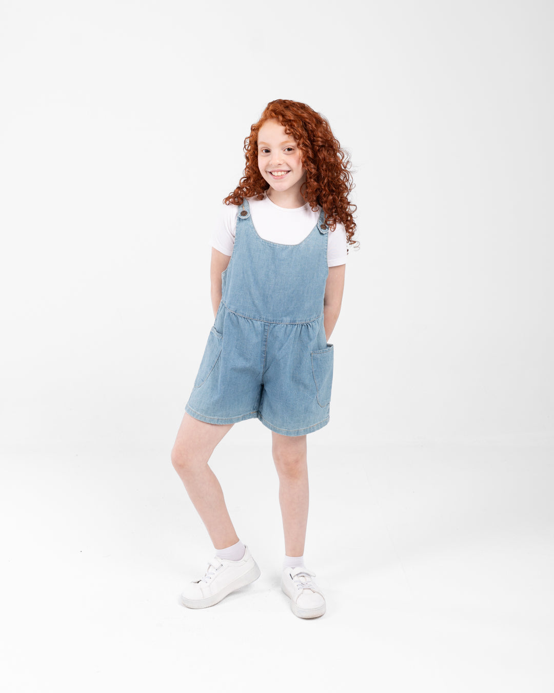 Girly Denim Jumpsuit