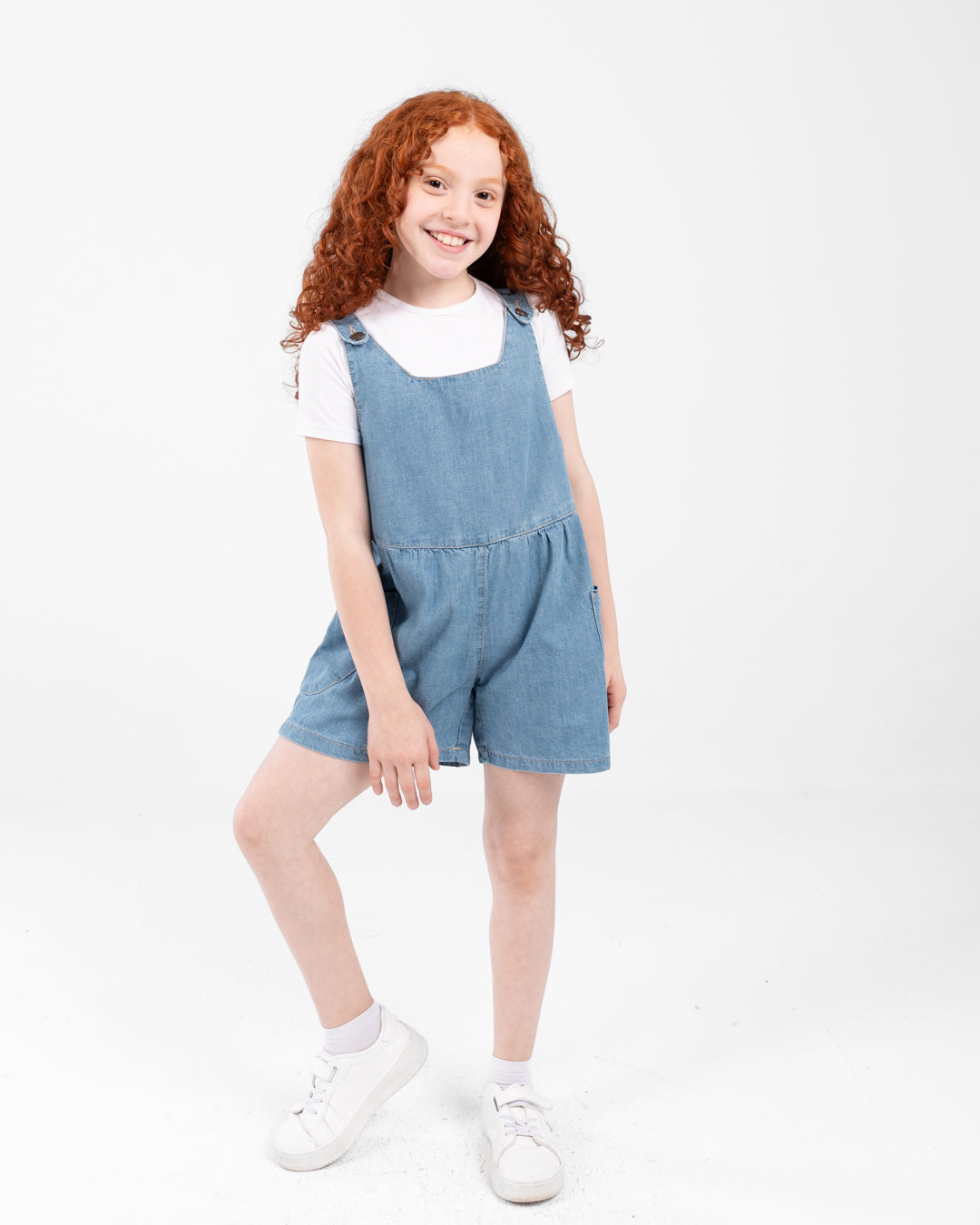 Girly Denim Jumpsuit