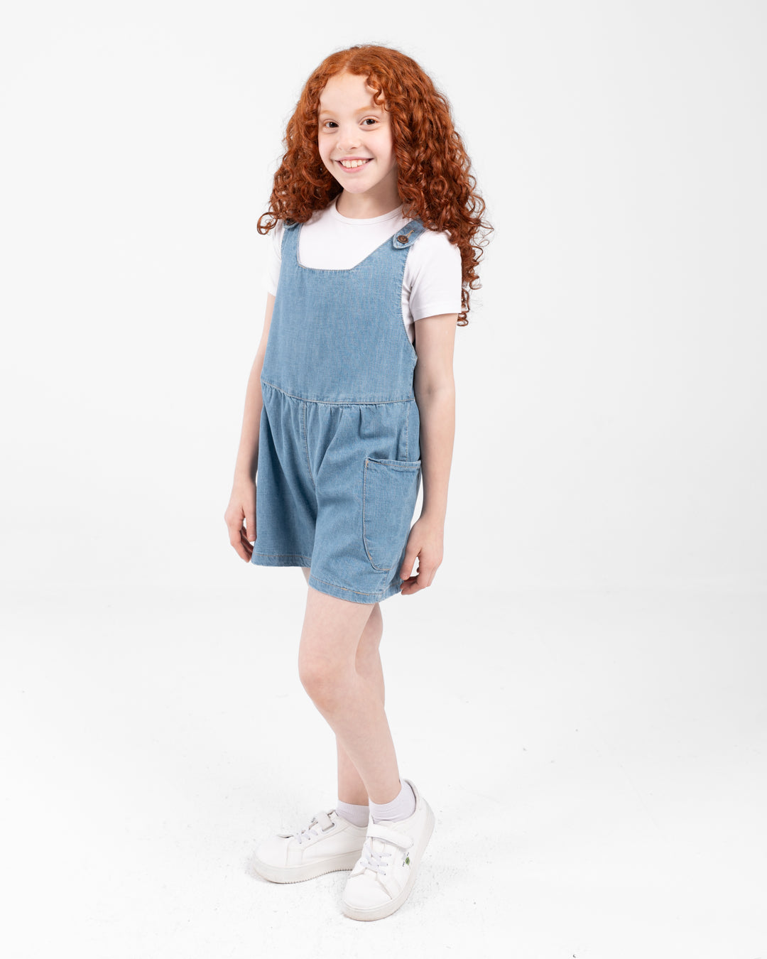 Girly Denim Jumpsuit