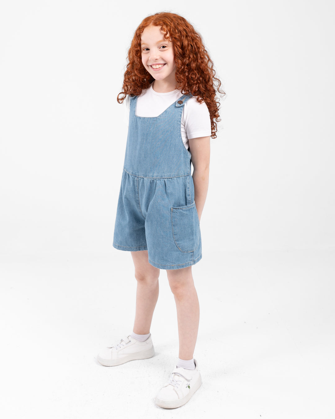 Girly Denim Jumpsuit