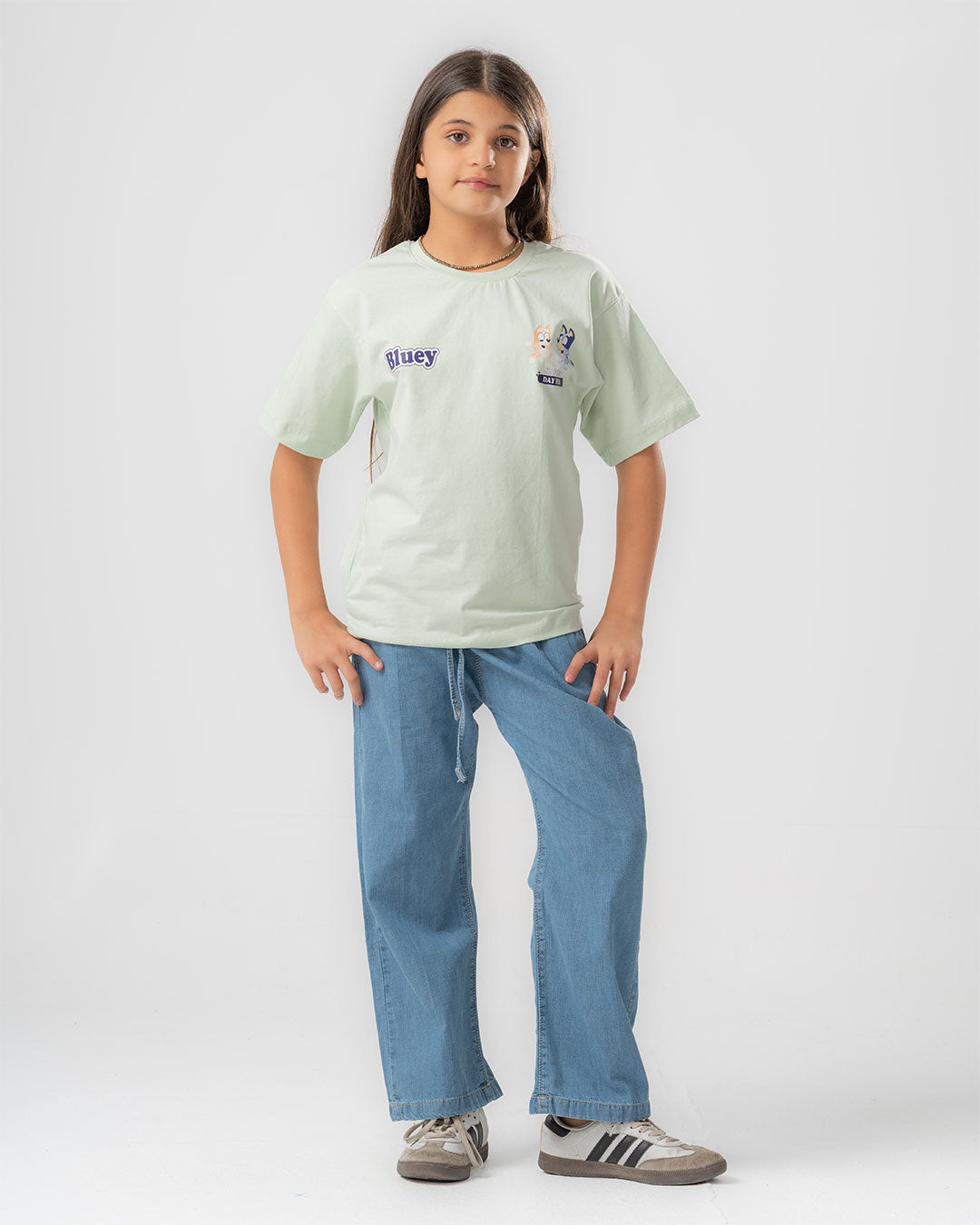 Girls Printed Short Sleeve T-shirt