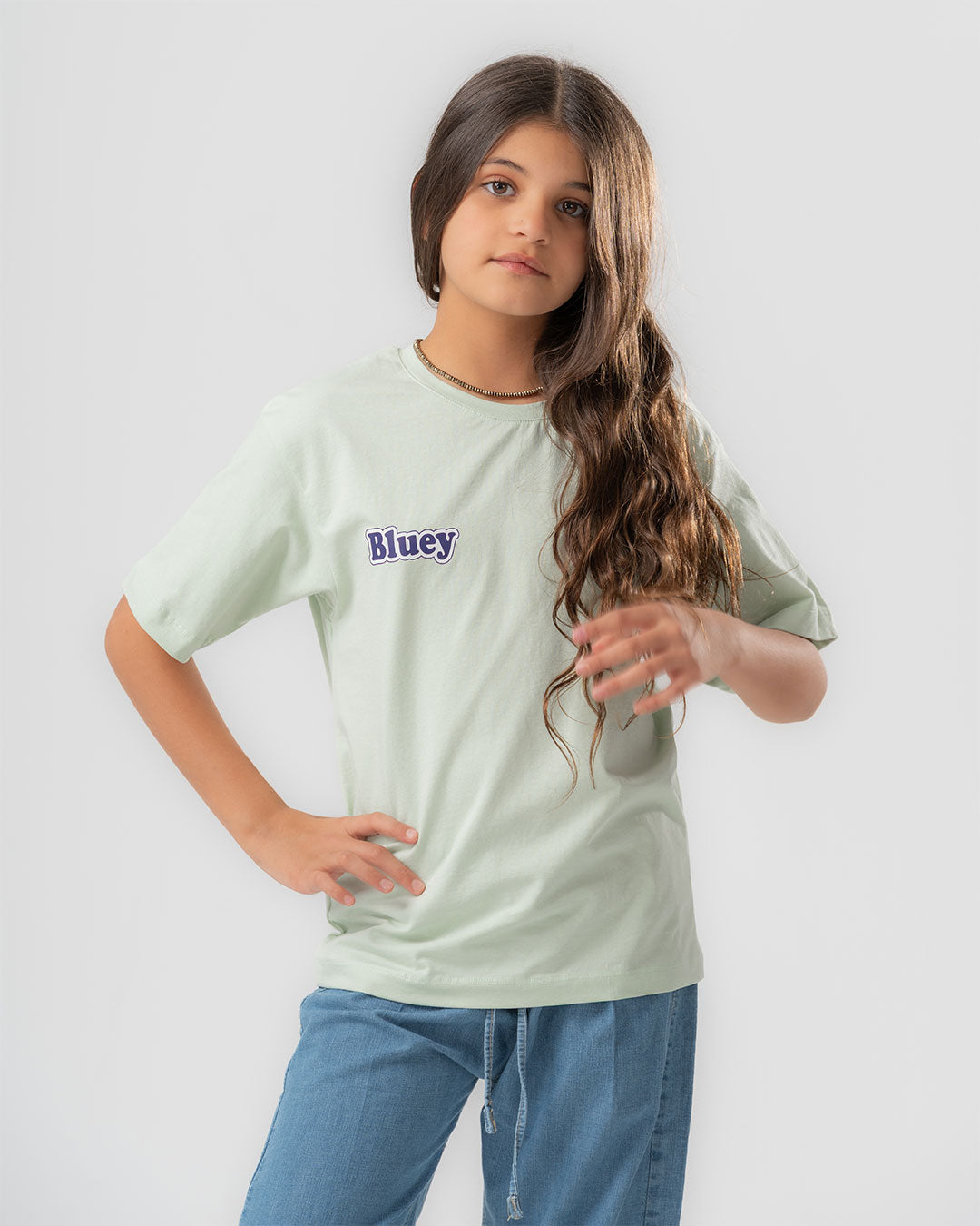 Girls Printed Short Sleeve T-shirt