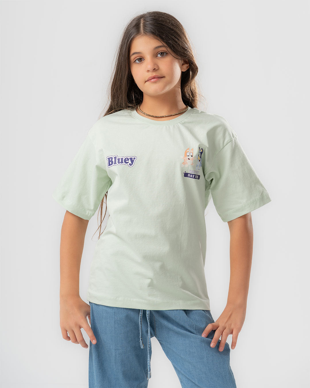 Girls Printed Short Sleeve T-shirt