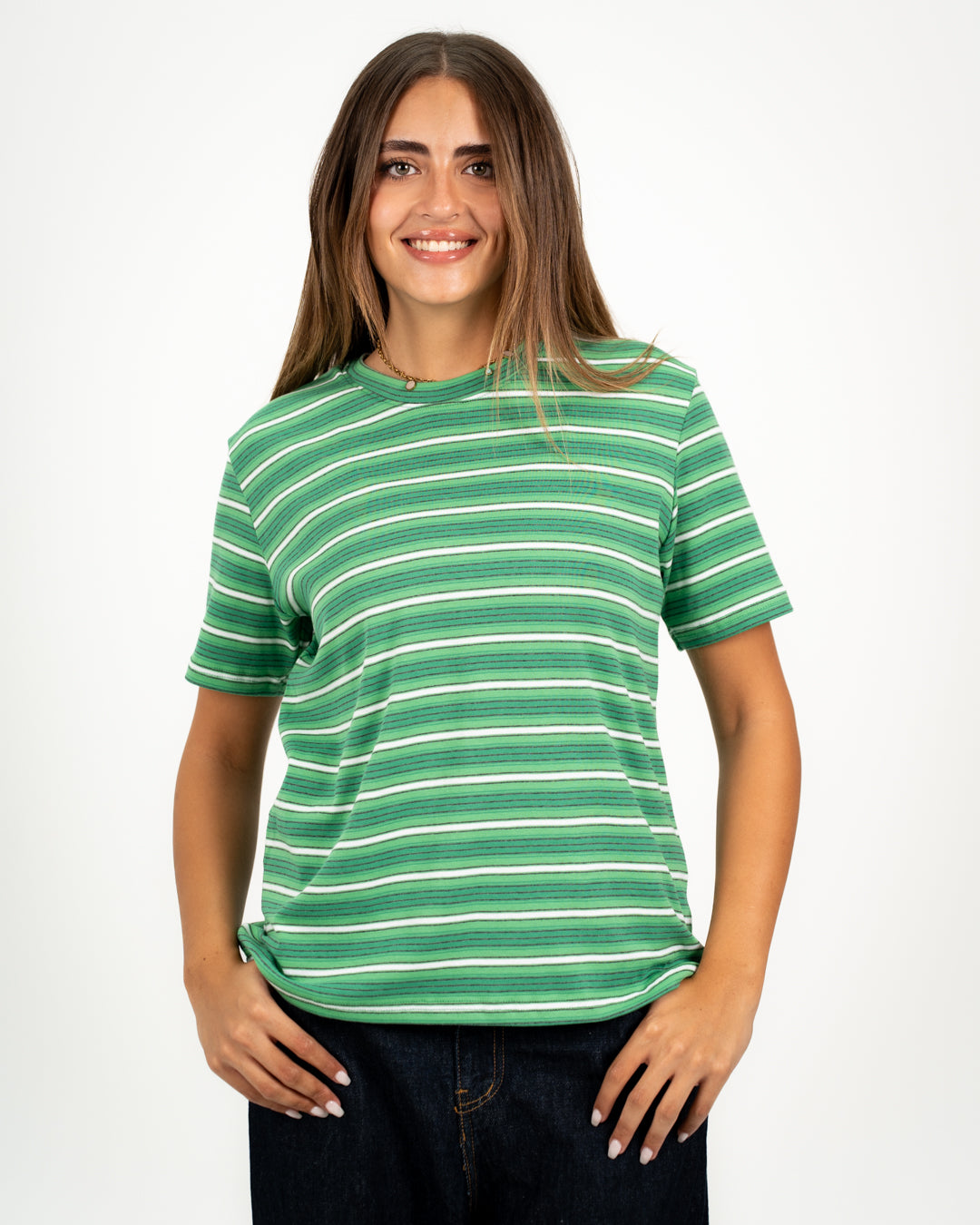 Women's Striped Short Sleeve T-shirt