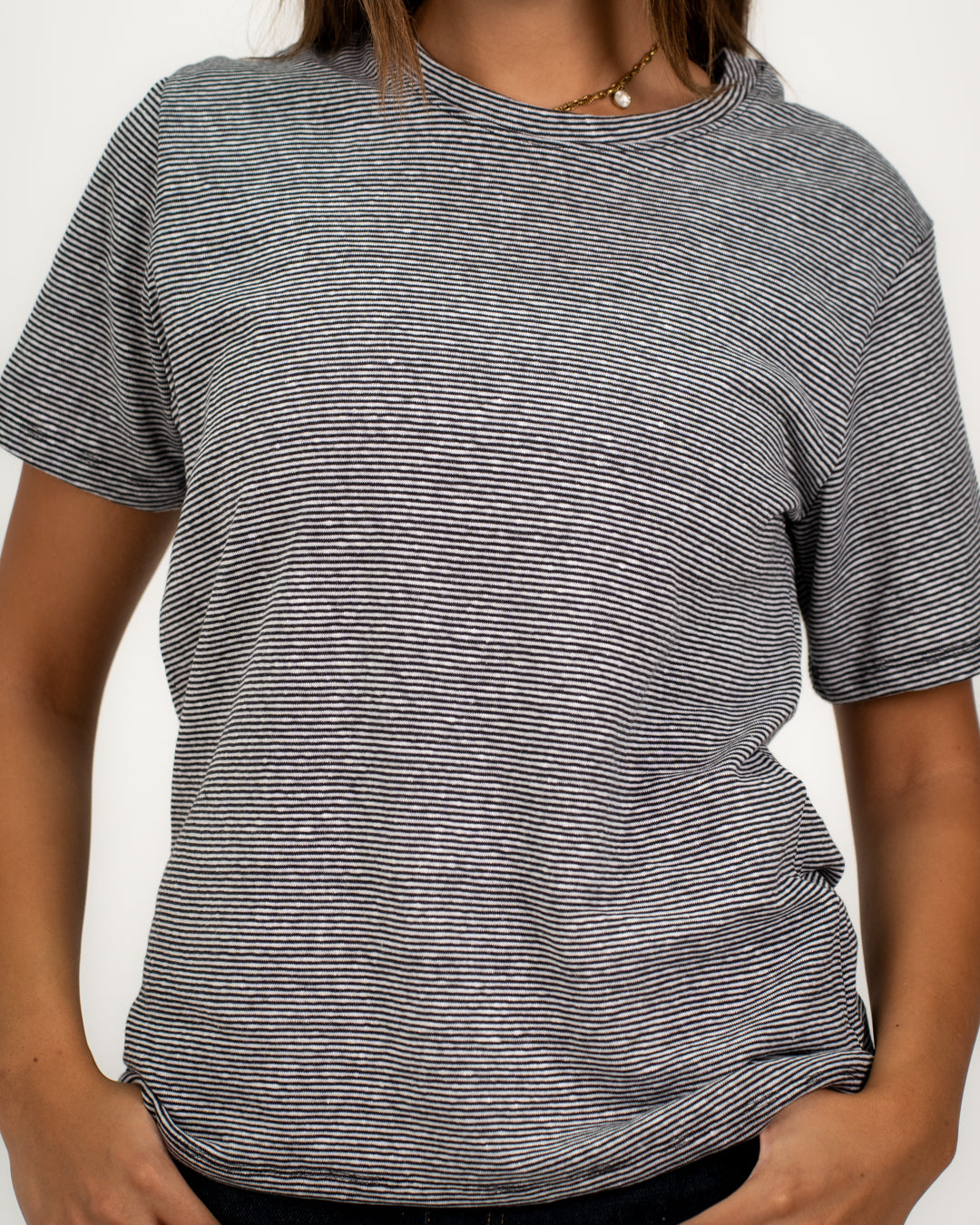 Women's Striped Short Sleeve T-shirt