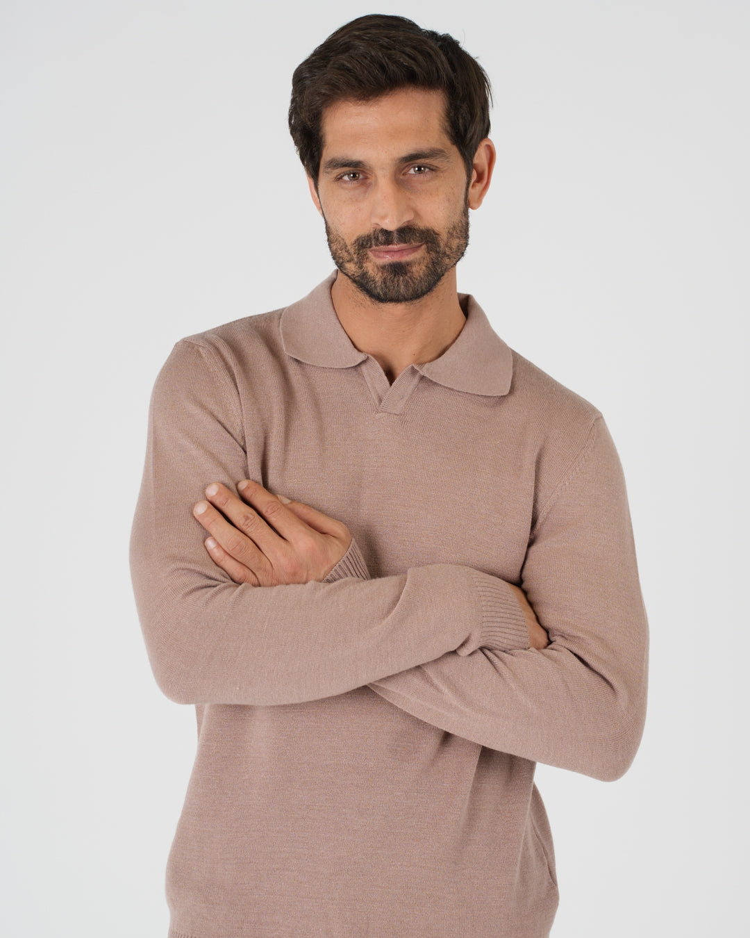 بلوفر رجالي بياقة