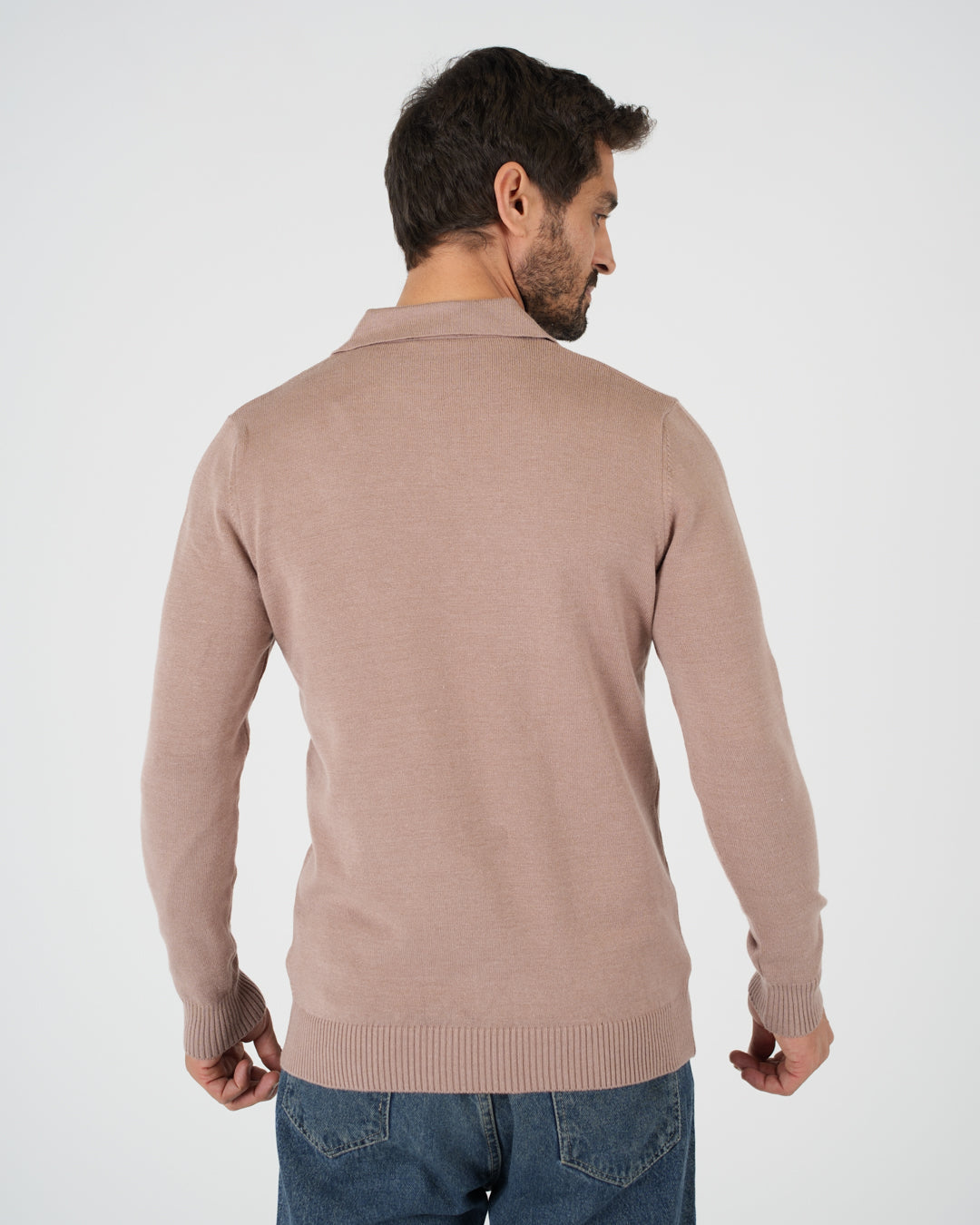 بلوفر رجالي بياقة