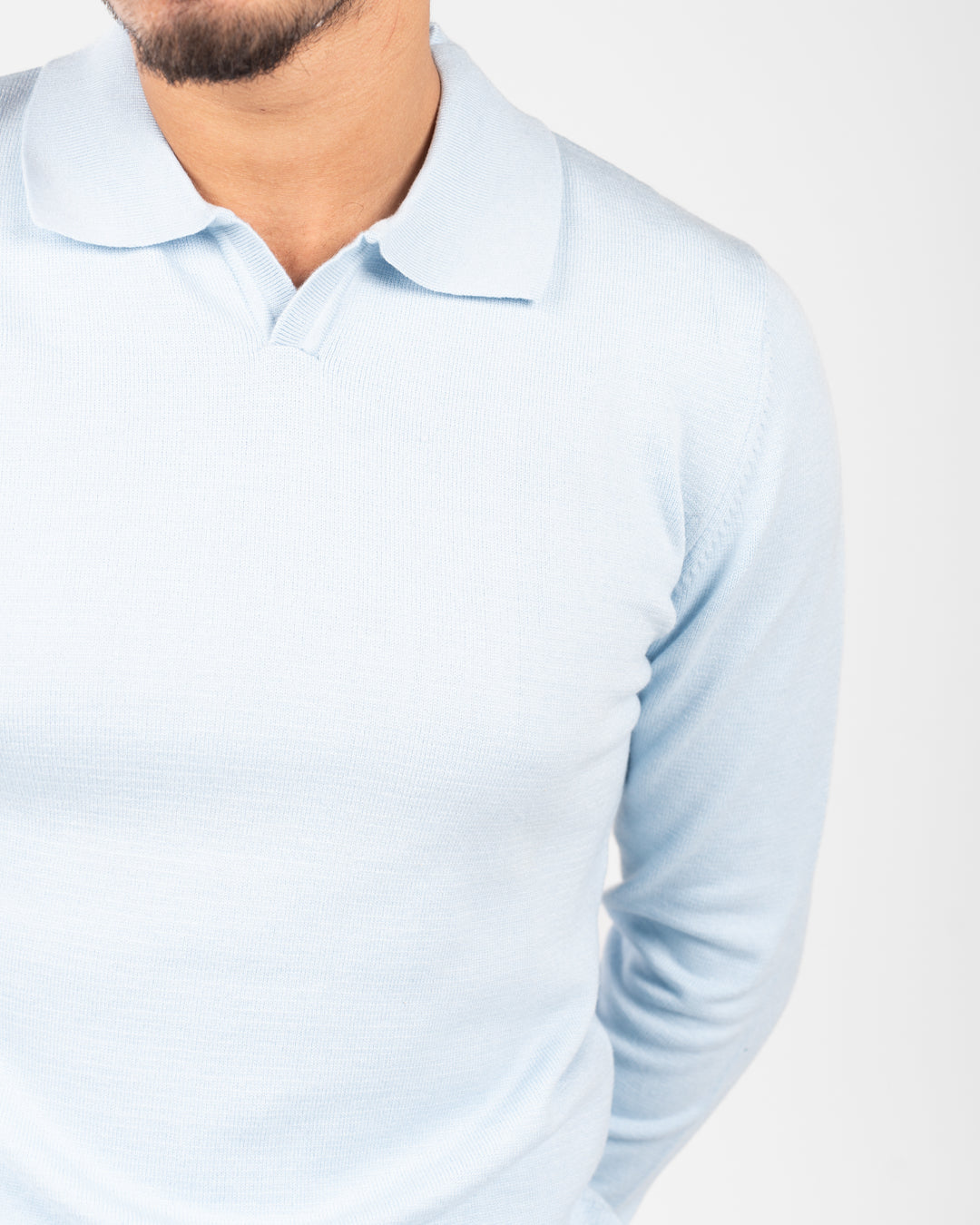 بلوفر رجالي بياقة