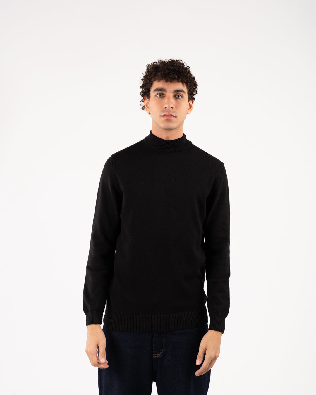 Men Viscose Half Cool Sweater