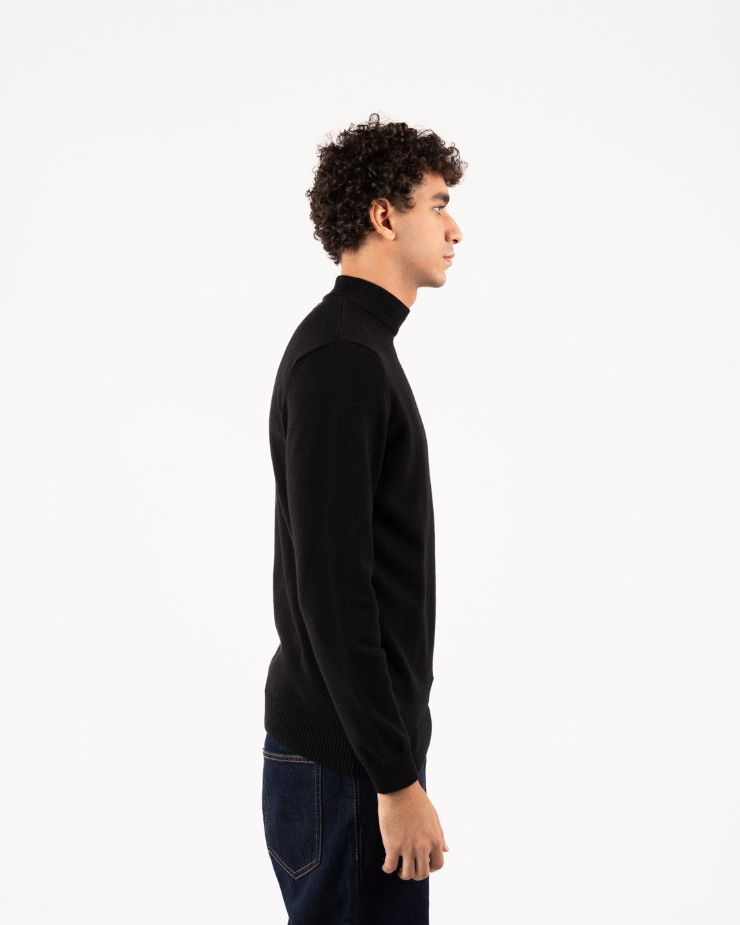 Men Viscose Half Cool Sweater