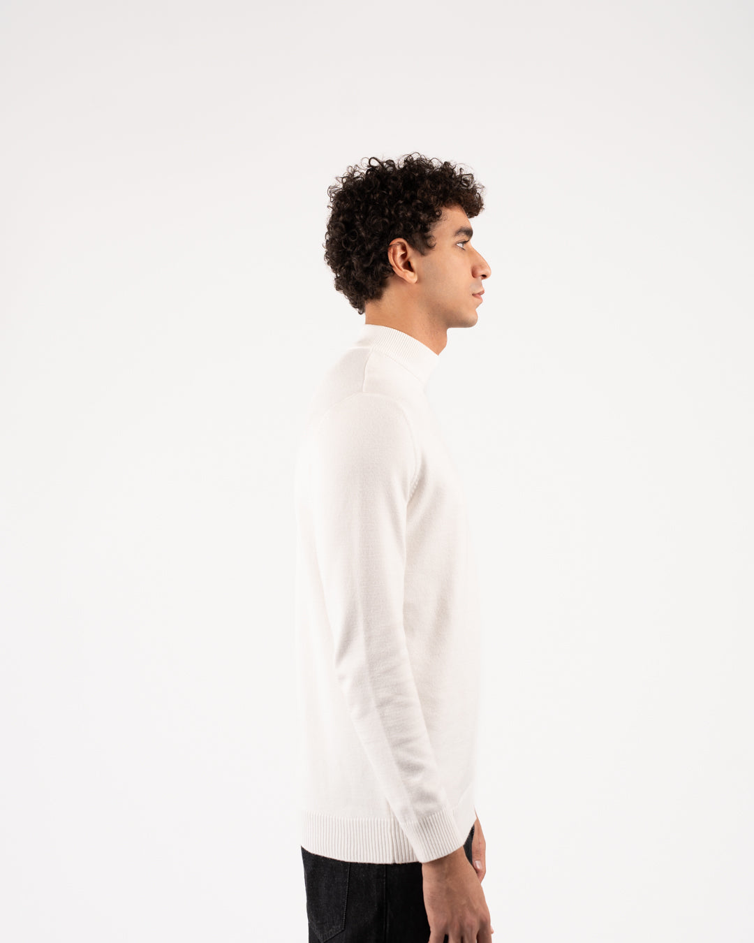 Men Viscose Half Cool Sweater